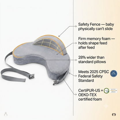 Memory-Foam Nursing Pillow